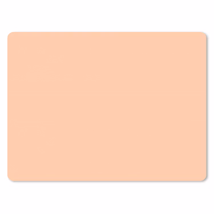 Apricot - Blush - Nude muismat rubber klein 262 -3d