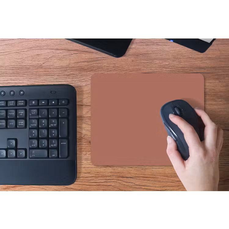 Baked - Earth - Oranje muismat rubber klein 262 -toetsenbord