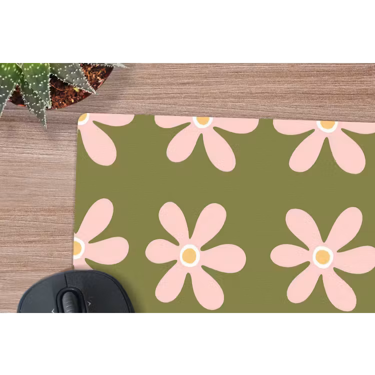 Bloem - Modern - Groen muismat rubber klein 262 -closeup