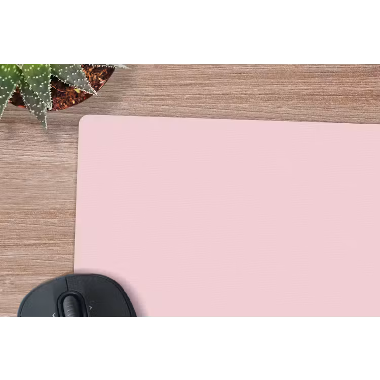 Blush - Pink - Roze muismat rubber klein 262 -closeup