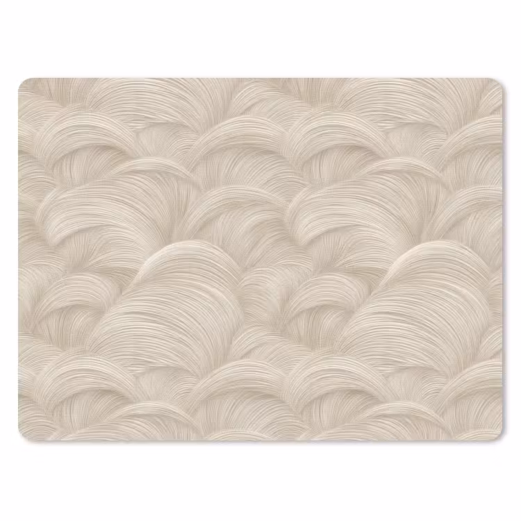 Bogen - Patroon - Beige muismat rubber klein 262 -3d