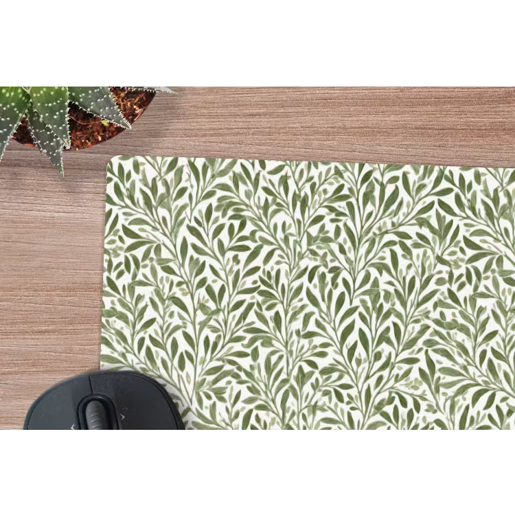 Botanisch - Takken - Groen muismat rubber klein 262 -closeup