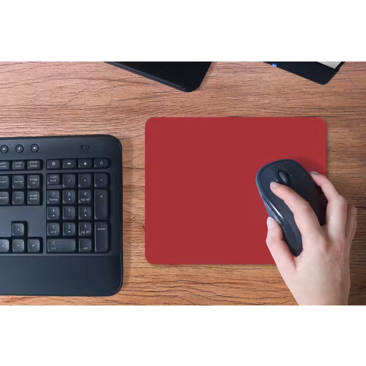 Burgundy - Wine - Rood muismat rubber klein 262 -toetsenbord