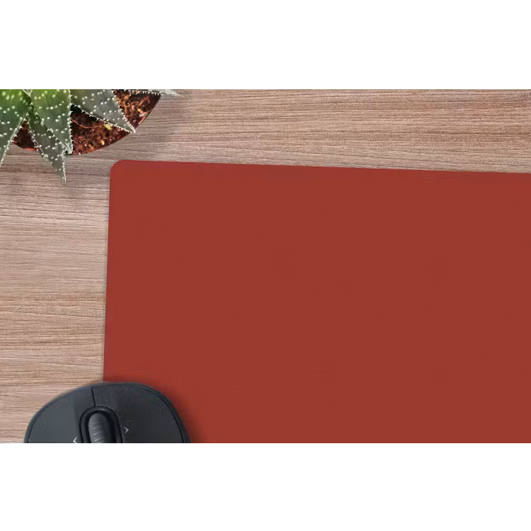 Burnt - Copper - Rood muismat rubber klein 262 -closeup