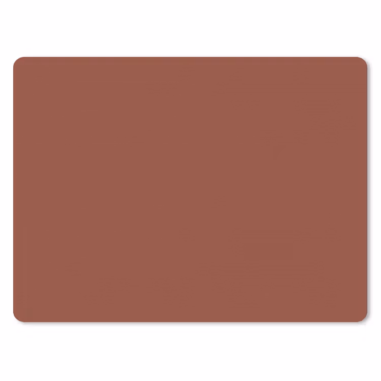 Burnt - Mahogany - Terracotta muismat rubber klein 262 -3d