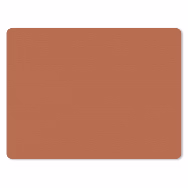 Burnt - Sienna - Oranje muismat rubber klein 262 -3d