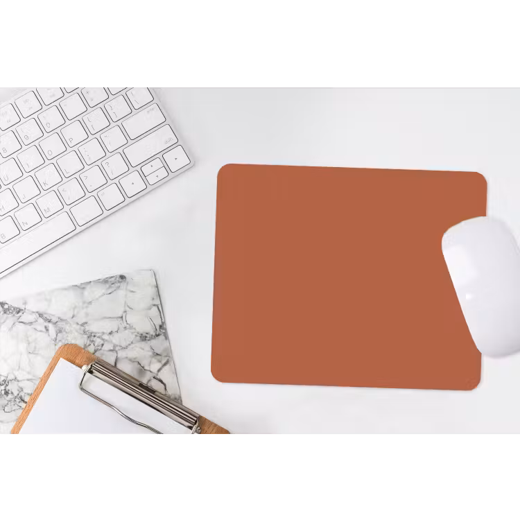 Burnt - Sienna - Oranje muismat rubber klein 262 -witbureau