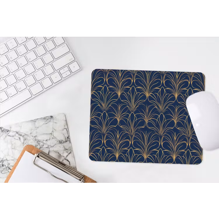 Deco - Waaier - Blauw muismat rubber klein 262 -witbureau