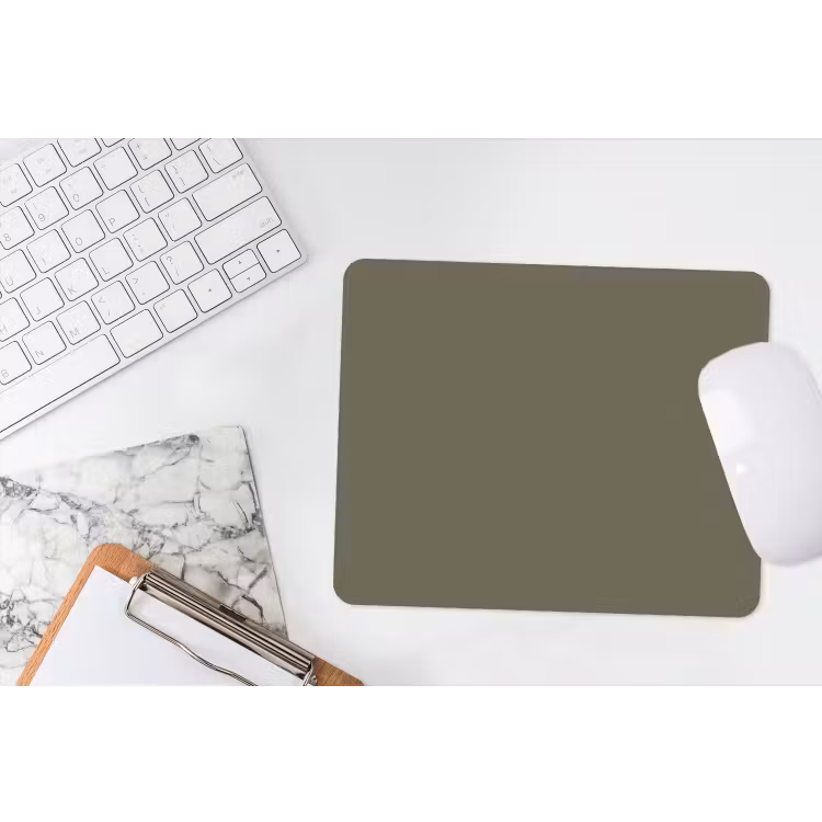 Deep - Khaki - Groen muismat rubber klein 262 -witbureau