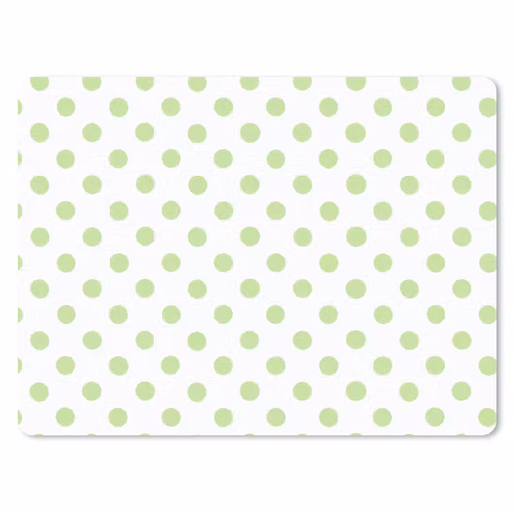 Dots - Klassiek - Groen muismat rubber klein 262 -3d