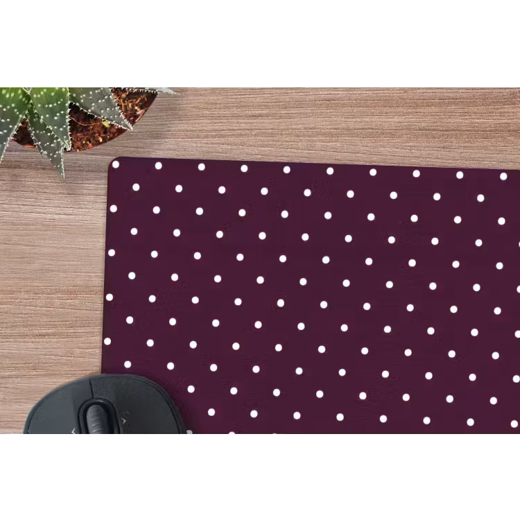 Stippen - Modern - Paars muismat rubber klein 262 -closeup
