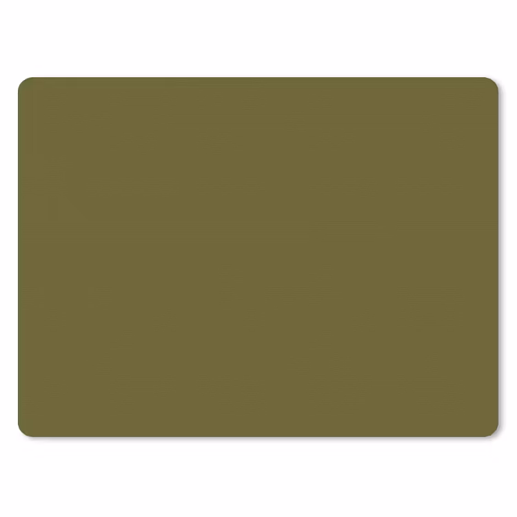 Dark - Olive - Groen muismat rubber klein 262 -3d