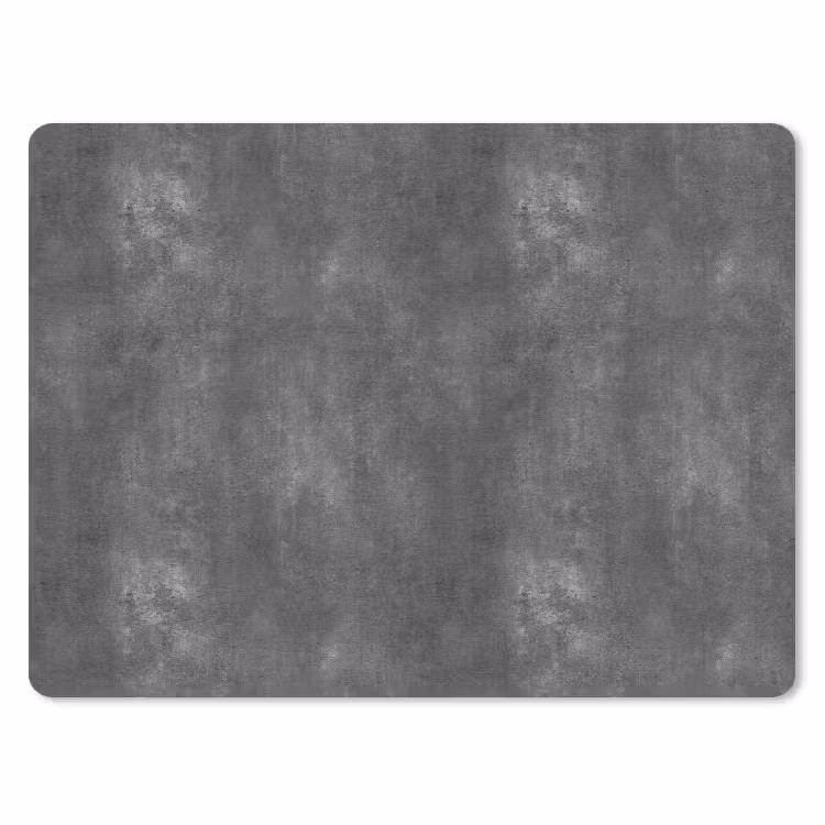 Donkergrijs - Ruw - Beton muismat rubber klein 262 -3d