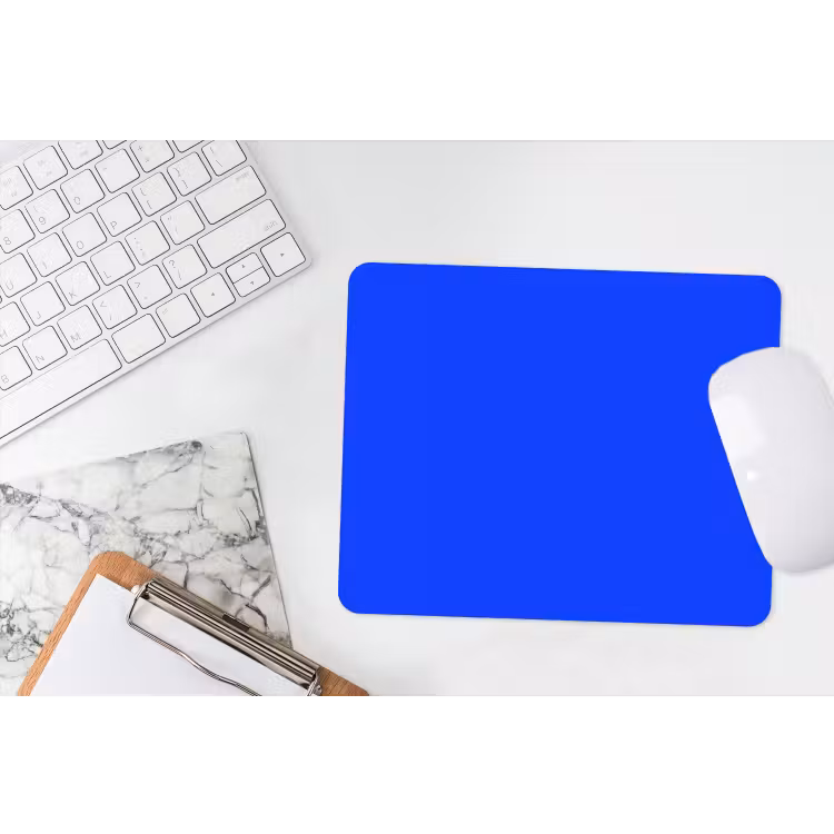 Electric - Blue - Blauw muismat rubber klein 262 -witbureau