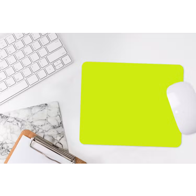 Electric - Lemon - Geel muismat rubber klein 262 -witbureau
