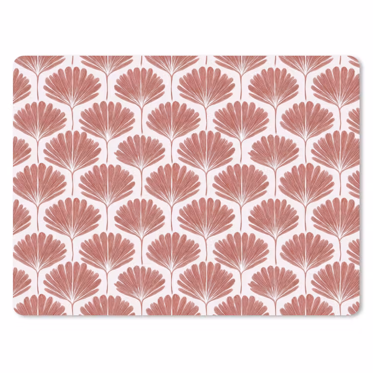 Waaier - Motief - Terra muismat rubber klein 262 -3d