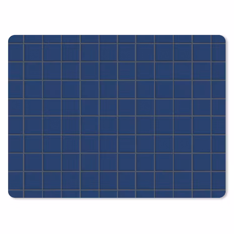 Tegel - Patroon - Blauw muismat rubber klein 262 -3d
