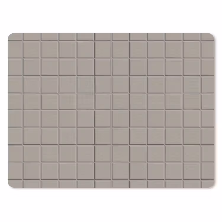 Tegel - Patroon Kiezel - Grijs muismat rubber klein 262 -3d