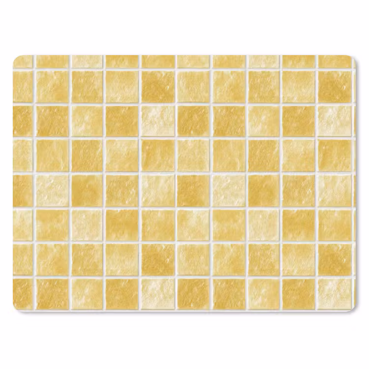 Tegels - Mozaïek - Textuur - Goudgeel muismat rubber klein 262 -3d