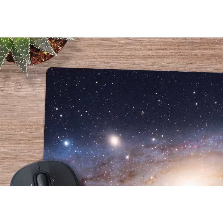 Mauspad - Galaxie – Weltraum – Kosmos - Sterrenstelsel - Ruimte - Kosmos muismat rubber klein