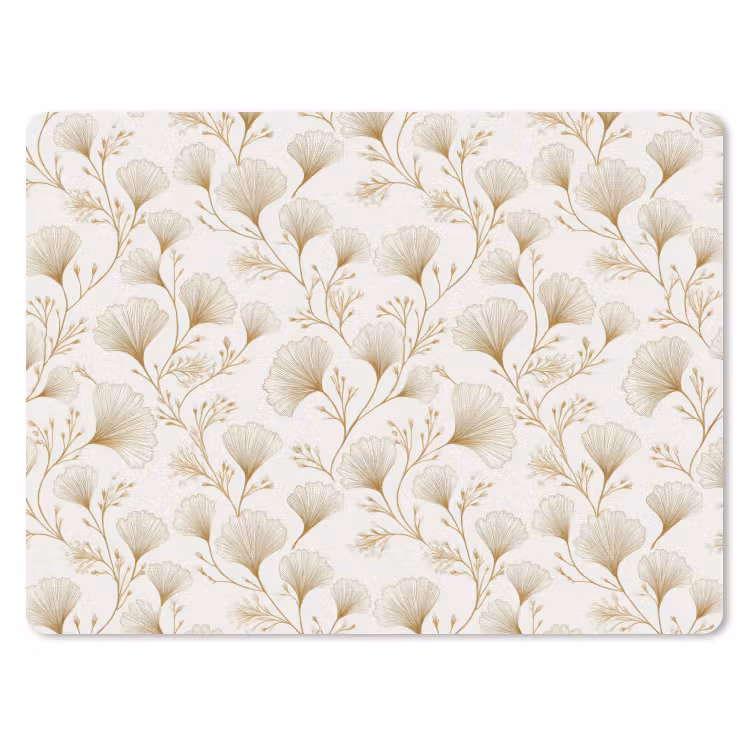 Ginkgo - Takken - Goud muismat rubber klein 262 -3d