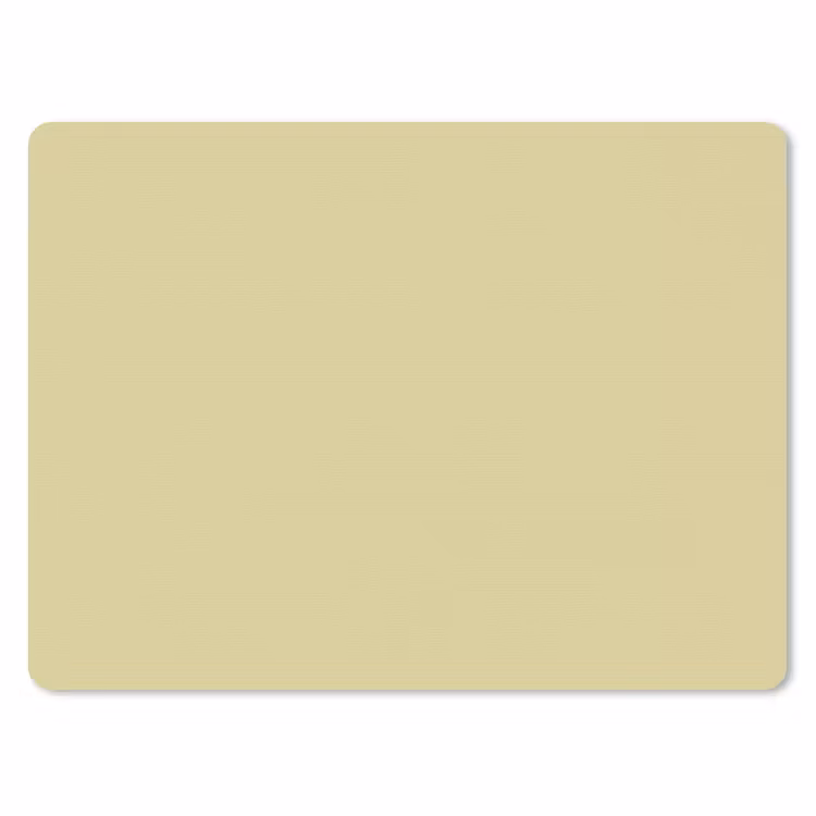 Golden - Clover - Geel muismat rubber klein 262 -3d