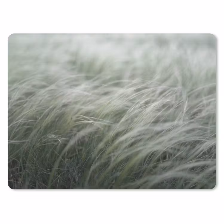 Gras - Wazig - Natuur - Groen - Zacht muismat rubber klein -3d