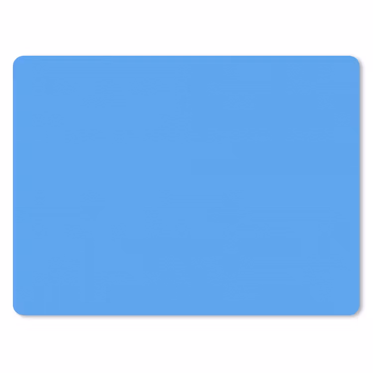 Bright - Azure - Blauw muismat rubber klein 262 -3d