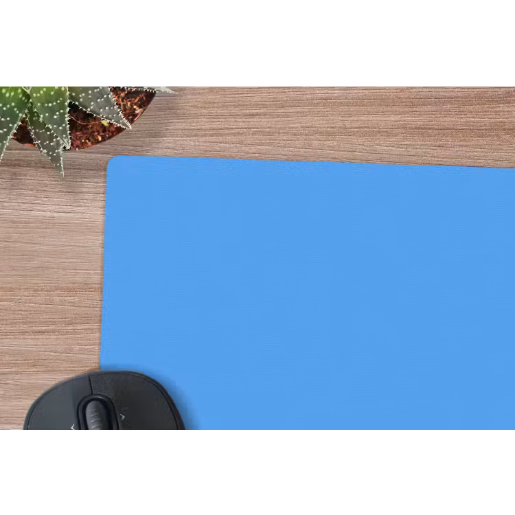 Bright - Azure - Blauw muismat rubber klein 262 -closeup