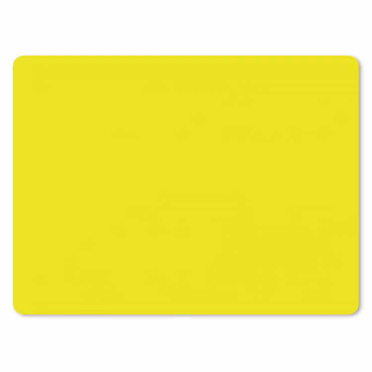 Bright - Canary - Geel muismat rubber klein 262 -3d