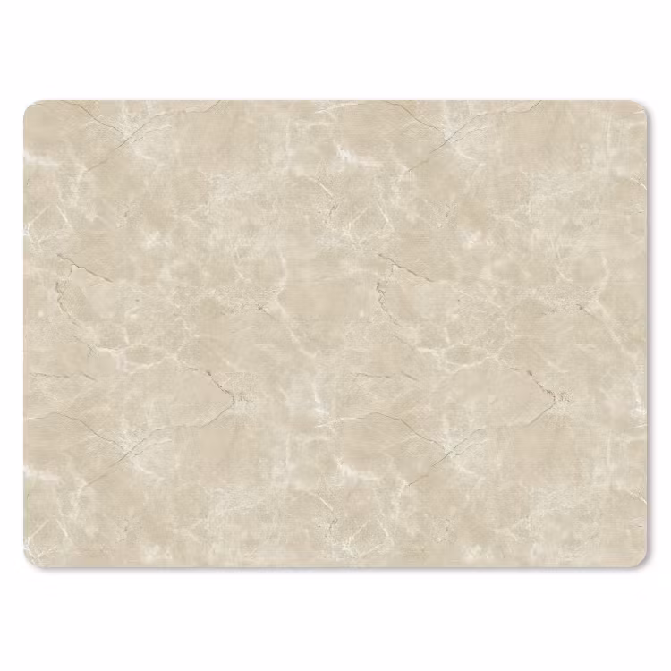 Lichtbeige - Marmer - Diffusie adering muismat rubber klein 262 -3d