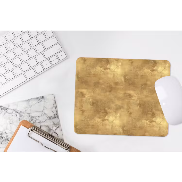 Industrieel - Textuur - Goud muismat rubber klein 262 -witbureau
