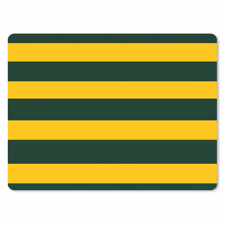 Klassiek - Strepen - Groen muismat rubber klein 262 -3d