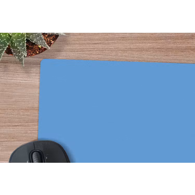 Cornflower - Blue - Blauw muismat rubber klein 262 -closeup