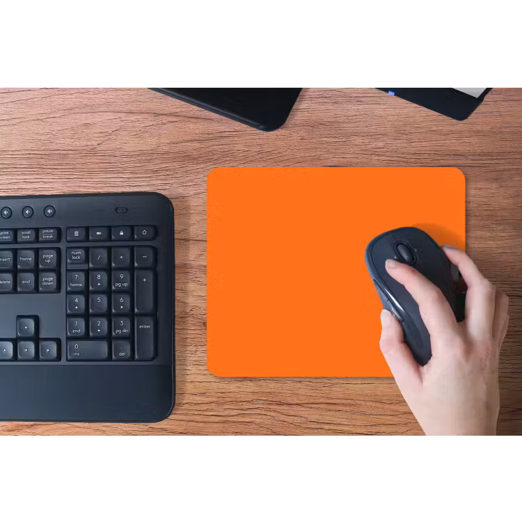 Cool - Oranje - Groen muismat rubber klein -toetsenbord