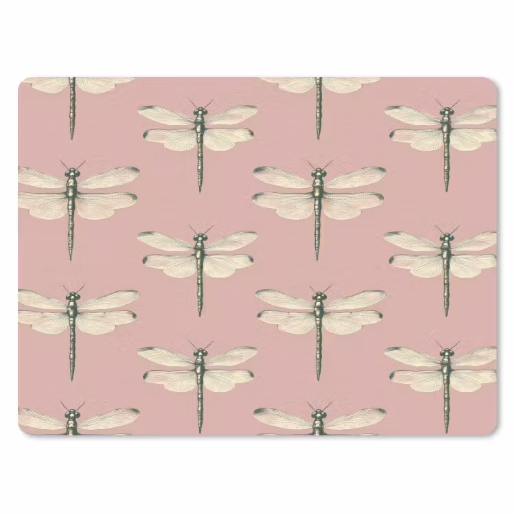 Lillibellen - Patroon - Roze muismat rubber klein 262 -3d