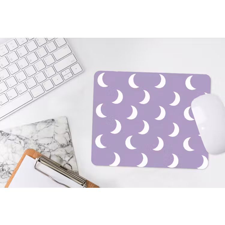 Manen - Patroon - Paars muismat rubber klein 262 -witbureau