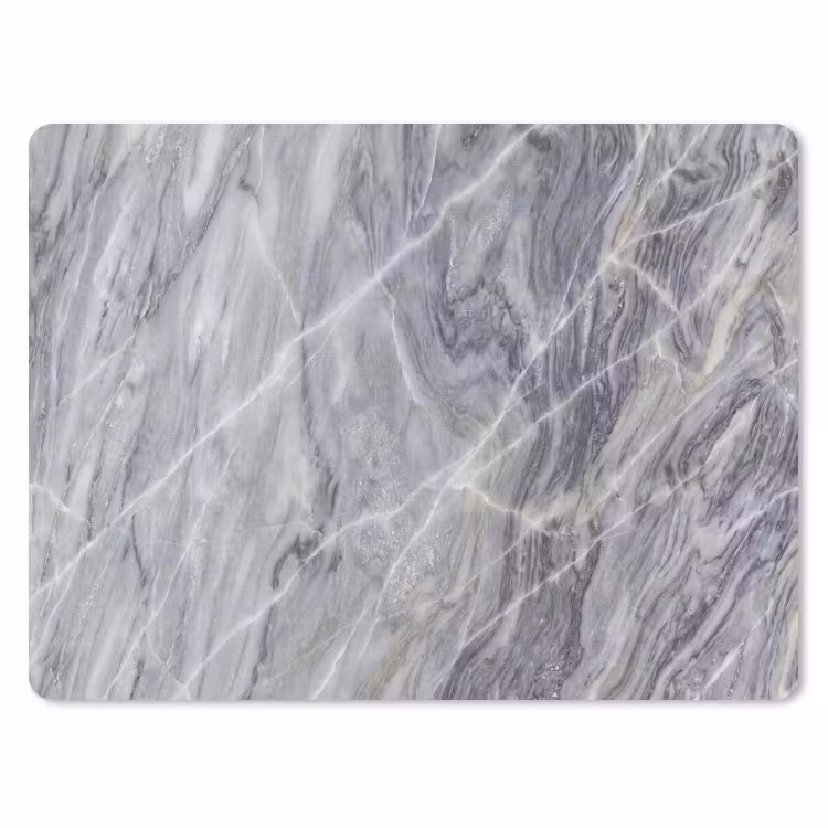 Marmer - Ader - Patroon - Abstract - Grijs muismat rubber klein -3d