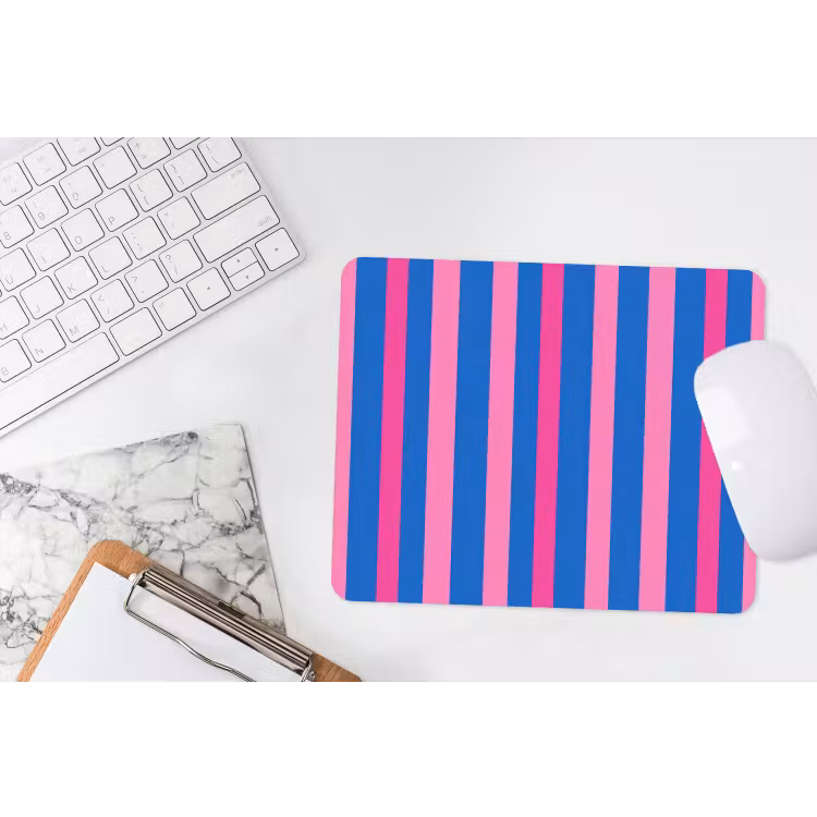 Modern - Optisch - Roze muismat rubber klein 262 -witbureau