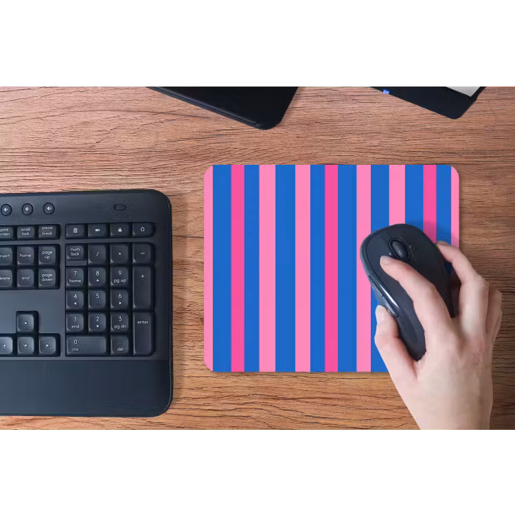 Modern - Optisch - Roze muismat rubber klein 262 -toetsenbord