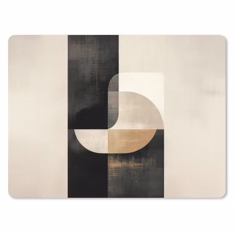 Modern - Vierkant - Vormen muismat rubber klein -3d