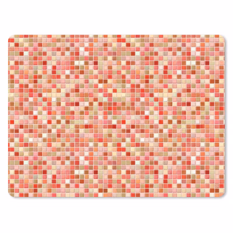 Mozaïek - Tegel - Patroon - Kleurrijk muismat rubber klein 262 -3d