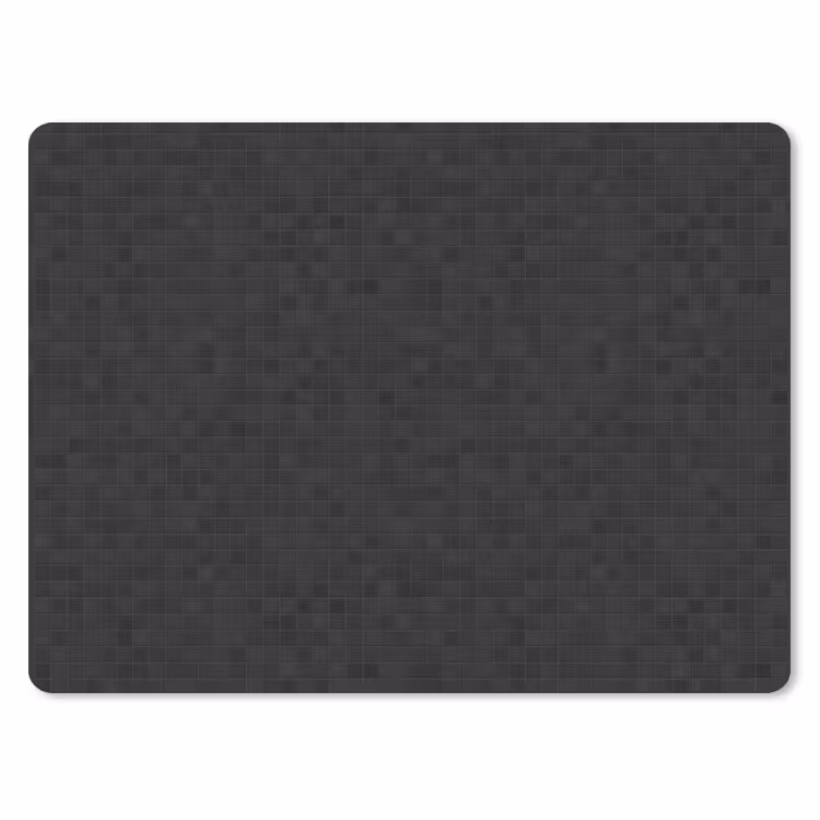 Mozaïek - Patroon - Antraciet - Zwart muismat rubber klein 262 -3d
