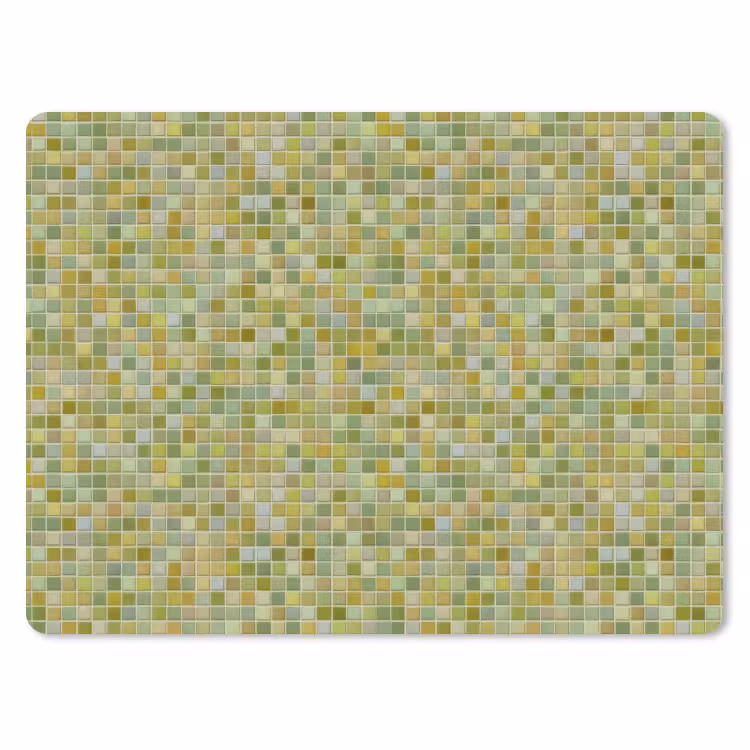 Mozaïek - Patroon - Groen muismat rubber klein 262 -3d