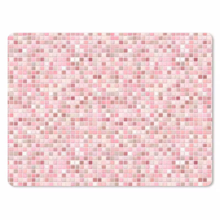 Mozaïek - Patroon - Roze muismat rubber klein 262 -3d