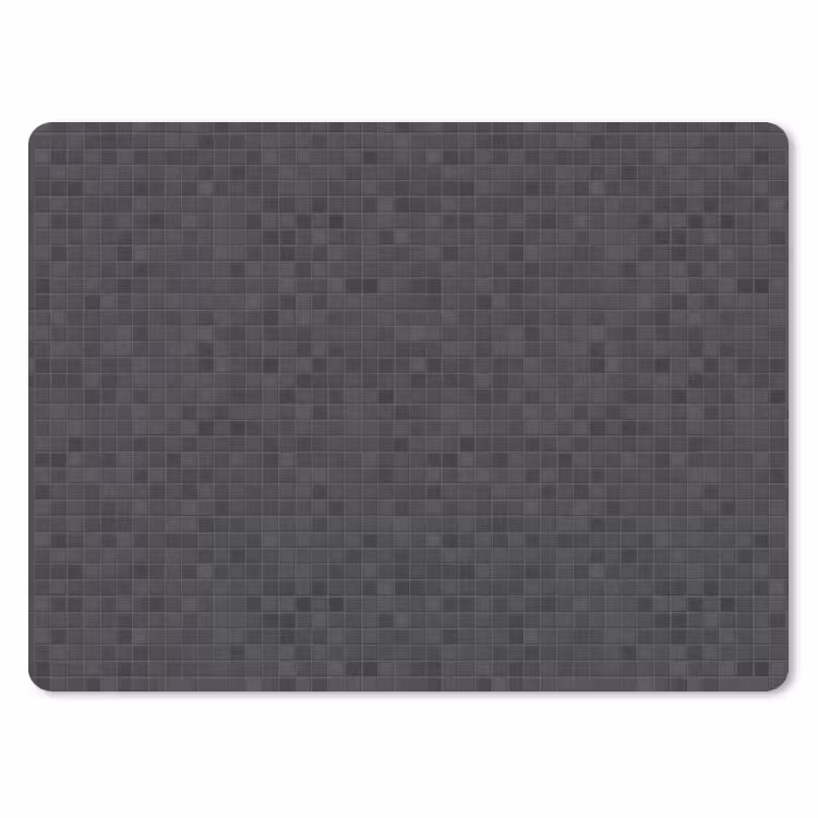 Mozaïek - Patroon - Zwart muismat rubber klein 262 -3d