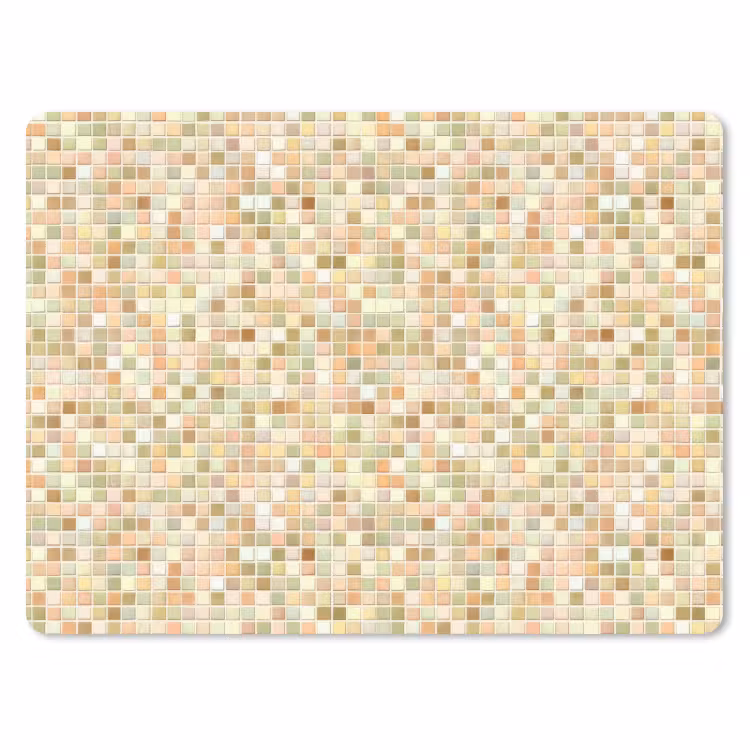 Mozaïek - Patroon - Terracotta muismat rubber klein 262 -3d