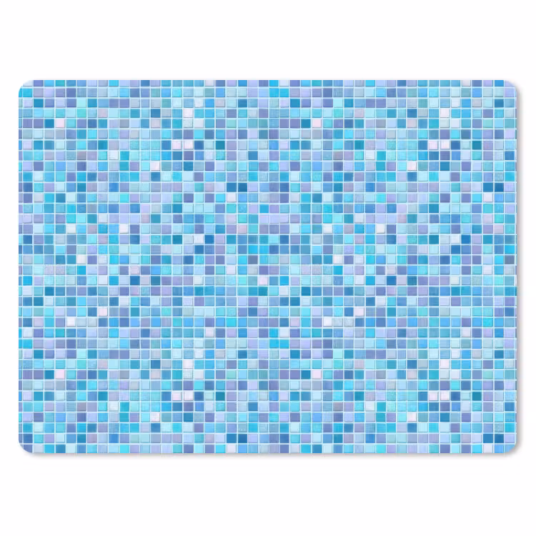 Mozaïek - Patroon - Turquoise muismat rubber klein 262 -3d