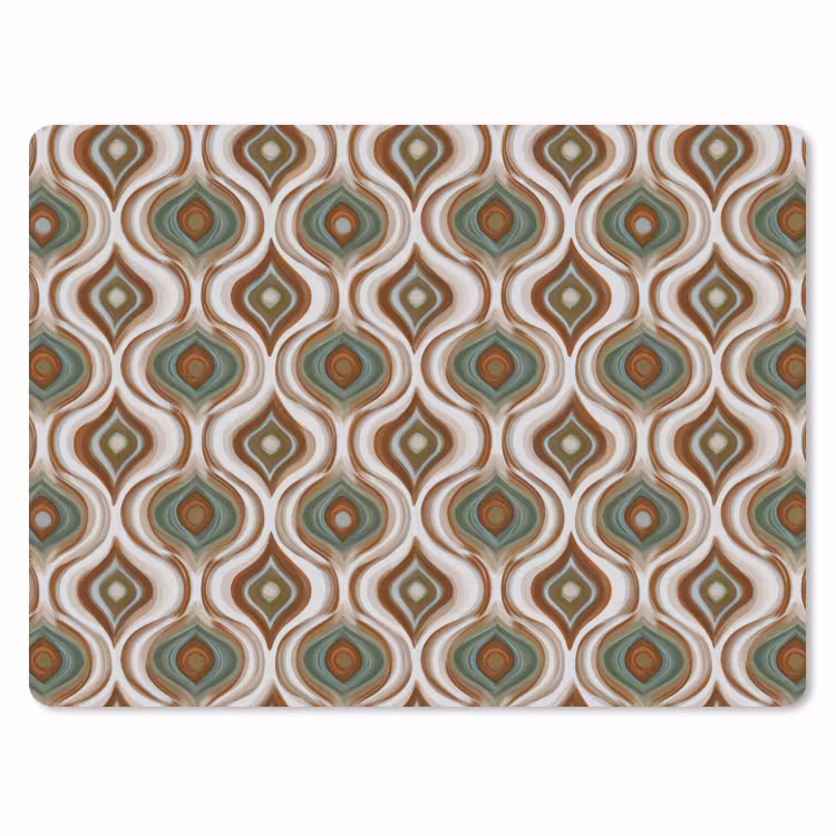 Motief - Patroon - Kleurrijk muismat rubber klein 262 -3d