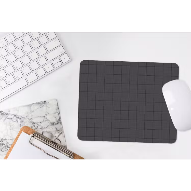 Patroon - Tegel - Antraciet muismat rubber klein 262 -witbureau